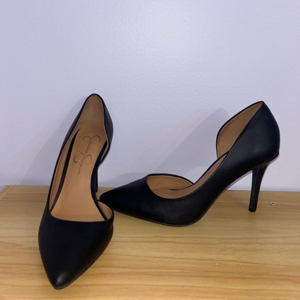 Black Jessica Simpson Heel 4 inches